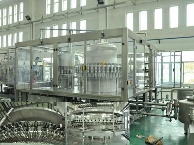 China PET Bottle Filling And Capping Machine , 3 In 1 Juice Filling Machine  for sale