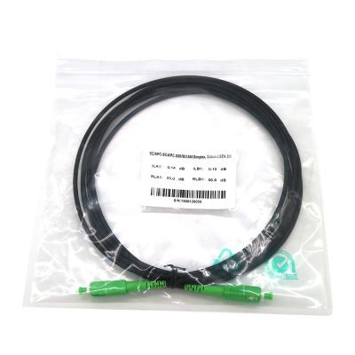 China FTTH 3.5mm G657B3 sc/apc single mode 3m fiber optic patch cord indoor/outdoor fiber optic cable patchcord for sale