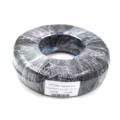 China LSZH fiber optic patch tie flat 1F FC/UPC drop cable fiber optic patch cord for sale