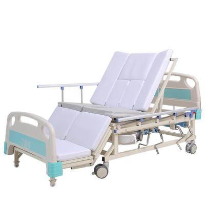 China Ward Nursing Equipment China Factory Electric Hospital Nursing Bed With Toilet for sale