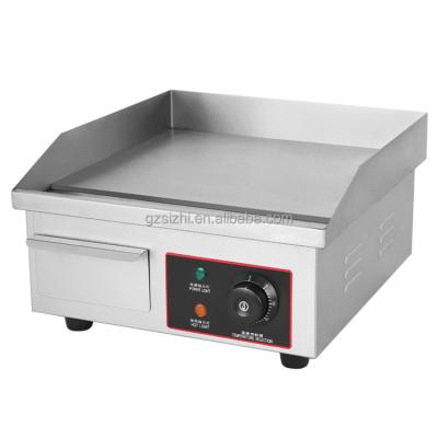 China Hotel Equipment Commercial Flat Surface BBQ Grill Stainless Steel Teppanyaki Griddle Electric Grill for sale