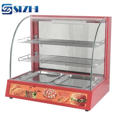 China Outdoor hot sale food display glass display commercial food warmer for catering for sale