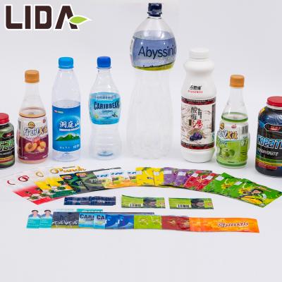 China Heat Sensitive Heat Sensitive Plastic Shrink Sleeve Beverage Brand Label for sale