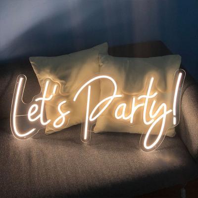 China Wholesale Supplier Simple Logo High Quality Lights Up Acrylic Leaves Custom Party LED Neon Sign For Wedding Party Party Wall Decor for sale