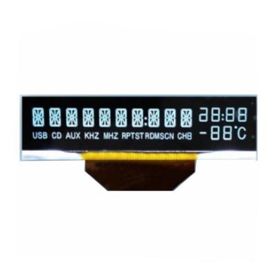 China Custom LCD Display Digit Segment STN LCD Character TOOTH LCD Display Graphic Module For Car Audio Custom for sale