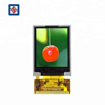 China Hot sale TOOTH module 128x160 tft lcd display small size touch screen 1.77