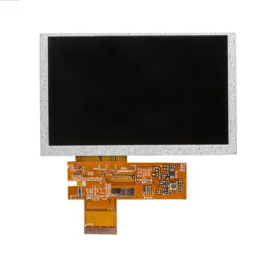 China 5.0 Inch TFT LCD Module Resolution 800x480 Touch Screen Panel RGB 40 Pin Lcd Display 120.7(H)*75.8(V)*4.15(T) for sale