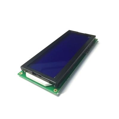 China 20 x 4 Blue Transmissive LCM LCD Display Character 2004 Display Module 0.55mm W X 0.65mm H for sale