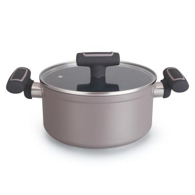 China 2021 Sustainable Customized Die Casting Aluminum Induction Nonstick Cookware Sets for sale