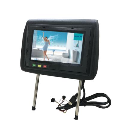 China Widely Used 7 Inch 800*480 Pixel Digital Screen LCD Taxi Headrest Advertising Machine 7inch for sale