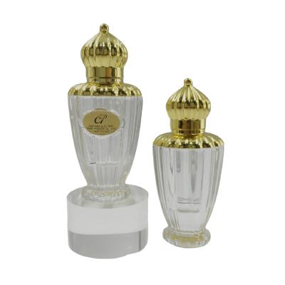 China 2019 New Design K9 Crystal Bottle For Oud Oil Attar Elegant Personal Care Bottle With Glass Stick for sale