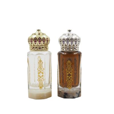 China Tola Glass Bottle 3ml 6ml 12ml Attar Oud Shiny Oil Cap Fashion Jewelry Personal Care Personal Care With Crystal Base for sale