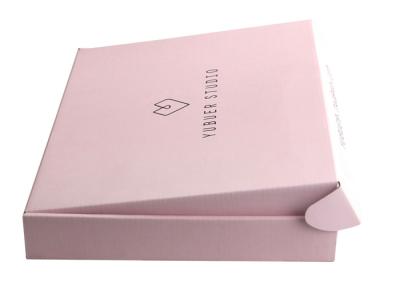 China Customization Size Printed Apparel Boxes With Various Colors Flocking for sale