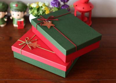 China 4C Offset Printed Packaging Boxes / Christmas Gift Boxes Scrathed Resistant for sale