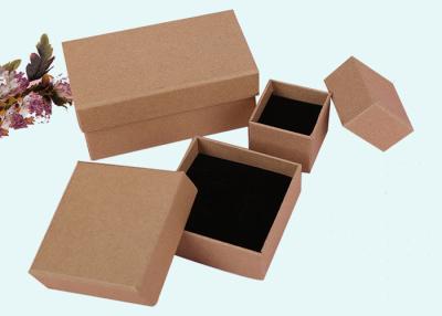 China High End Taste Kraft Paper Box / Paper Gift Box With Hot Stamped Logo for sale