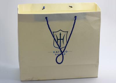 China Luxury 250gsm Kraft Paper Bags With Handles / Wine Packing Bags for sale