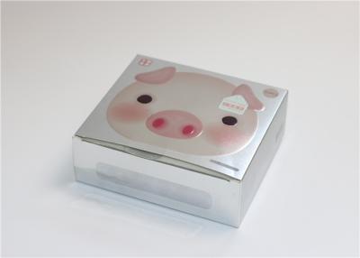 China Reusable Facial Mask Cosmetic Packaging Boxes Custom Silver Card Material for sale