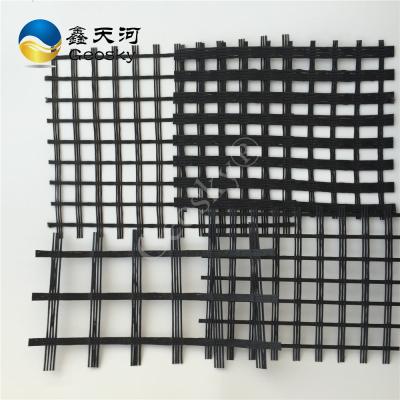 China Best Selling Soft Soil Reinforcement Products Bitumen Coated CE Fiberglass Geogrid For Earth Working for sale