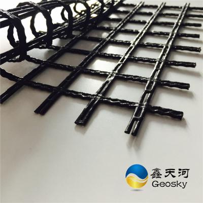 China Soil Reinforcement / Retaining Wall Polyester Material And Geogrids Type Soft Basalt Fiber Hoop Reinforcement for sale