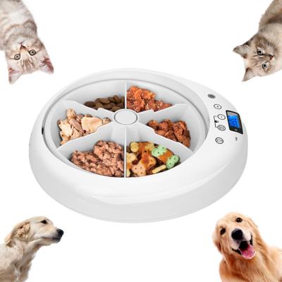 China Wifi Dispenser New Food Pet Feeder Purrini Synchronized Pet Feeder Smart Auto Automatic Synchronized Intelligent Remote Control Chip APP for sale