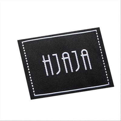 China Sustainable Woven Label Personalized Woven Label Designs For Custom Apparel for sale