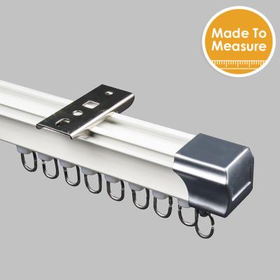 China Hot Sale Aluminum Silent Metal Curtain Track / Rail For Home Decoration / Hospital for sale