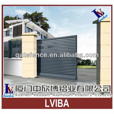 China easily assembled aluminum sliding garden gate no rusty aluminum gate for sale