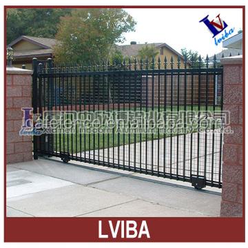 China Easily Assembled Modern Gate And Gate Welding Design And Metal Sliding Garden Gate for sale