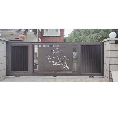 China Easily Assembled Decorative Laser Cut Artistic 6ft Through 6ft Design For House Exterior Artificial Maintenance Free Doors And Fence for sale