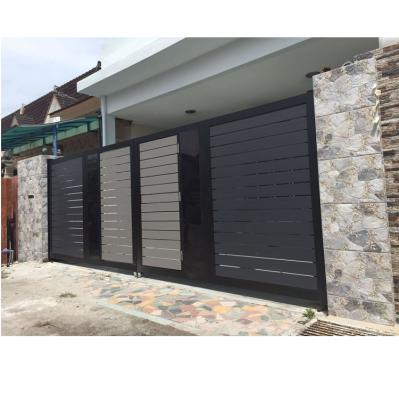 China Low Maintenance Customized Aluminum Exterior Slat Slider Door For Sale for sale