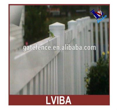 China Ornamental Aluminum Fence Post And Rail Assembled Easily Assembled Like PVC Fence, White Fencings for sale