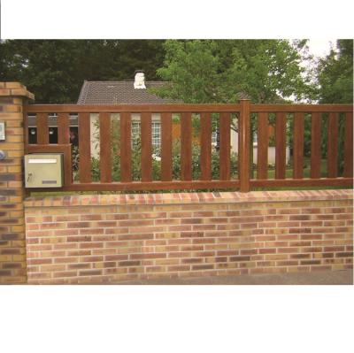 China Easily Assembled Aluminum Panels Security Garden Color Powder Coating Outdoor Aluminum Slat Fence for sale