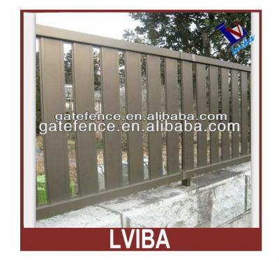 China Garden / Easily Assembled Aluminum Plant / Industrial Fence Like Swimming Pool PVC Fence Champagne for sale