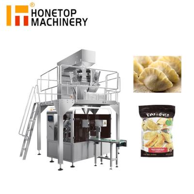 China Full Automatic Products Nitrogen Banana Potato Chips Packaging Machine For Corn Fry for sale