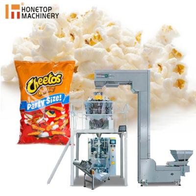 China Full Automatic Vertical Products Granule Popcorn Packing Machine For Grain / Sugar / Beans / Rice Nuts for sale