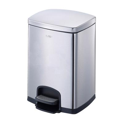 China Sustainable Kitchen Classification Trash Can Foot Operated Stainless Steel Trash Can for sale