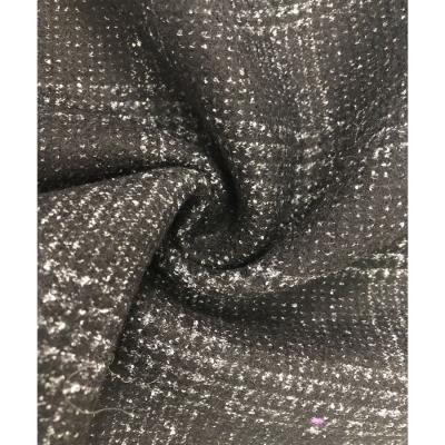 China 2021 winters tweed heavy polyester wool blend wool blend fabric manufacturer woolen fabric for sale