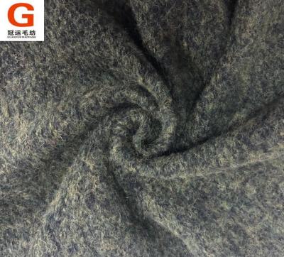 China Double Double Faced Solid Faux Rabbit Fur Wool Fabric From China Wool Fabric Manufacturer For Coat for sale