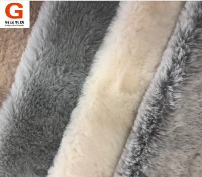 China Factory direct supply faux fur fabric multi SIZE colorful minky SIZE for hats accessories for sale