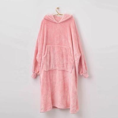 China Hot Wholesale High Temperature Home Fleece Flannel Unisex Oversized Full Hooded Pajamas for sale