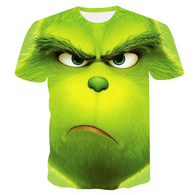 China 2020 summer plus size QUICK DRY QUICK DRY t shirts big plus size team 4xl 3d printed funny green ulzzang cartoon character tees for obese men for sale