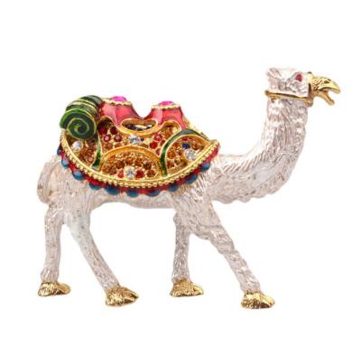 China Creative Decorative Trinket Box Gifts Gifts Metal Camel Luxury Jewelry Box for sale