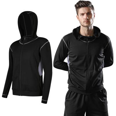 China New QUICK DRY Casual Men's Sportswear Quick-Drying Gym Running Lightweight Hooded Jacket for sale