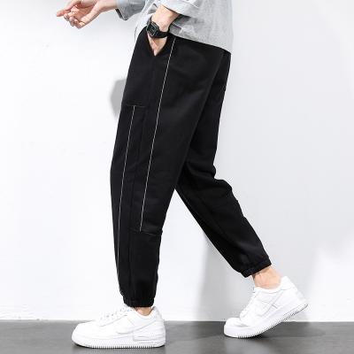 China 2021 Autumn New Men's Micro-elastic Mid-waist Casual Pants Breathable Men's Pants for sale