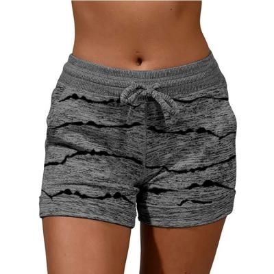 China Breathable Women's Quick Dry Yoga Shorts - Casual Sports Stretch Shorts With Waist Straps for sale