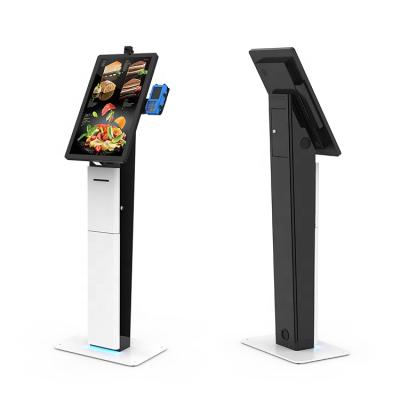 China 27 Inch Indoor Android Self Service Indoor Restaurant Machine All In One Kiosk Order for sale