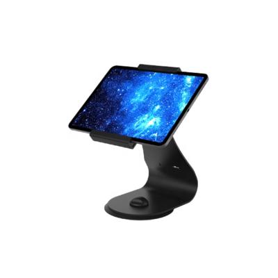 China 360 Degree Rotating 360 Degree Rotating Universal Adjustable Black Tablet Enclosure Bracket Metal Tablet Holder For iPad Tablet for sale