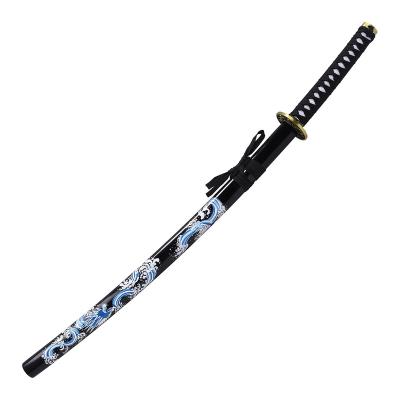 China Japanese Wooden Sword Dragon Sword Toy Sword Props blue for sale