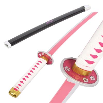 China Japan Ming Hu Demon Slayer Anime Sword Tsuyuri Kanawo Wooden Katana Toys Sword for sale