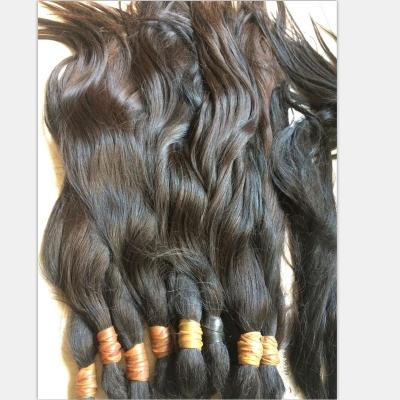 China Natural Unprocessed Loose Wave Silky Soft Silky Straight Raw Virgin Hair Bulk Hair for sale